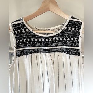 Lucky | Embroidered Tank Dress